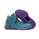 Wholesale Cheap Air Jordan XXXII Retro Shoes Blue/purple