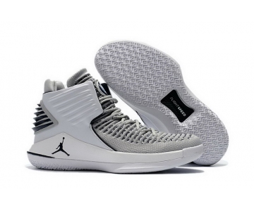 Wholesale Cheap Air Jordan XXXII Retro Shoes Gray/white-black