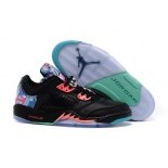 Wholesale Cheap Air Jordan 5 Chinese Kites Black/blue-pink
