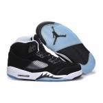 Wholesale Cheap Air Jordan 5 OREO Releases Shoes Black/Cool Grey-White