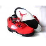 Wholesale Cheap Air Jordan 5 Retro Shoes Red/Black