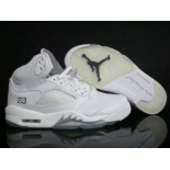 Wholesale Cheap Air Jordan 5 Retro Shoes White