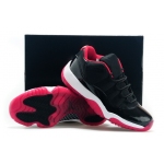 Wholesale Cheap Air Jordan 11 Low BRED Shoes Black/bred