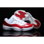 Wholesale Cheap Air Jordan 11 Low Cherry Varsity Red/White