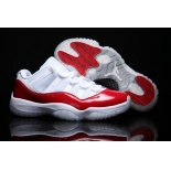 Wholesale Cheap Air Jordan 11 Low Cherry Varsity Red/White