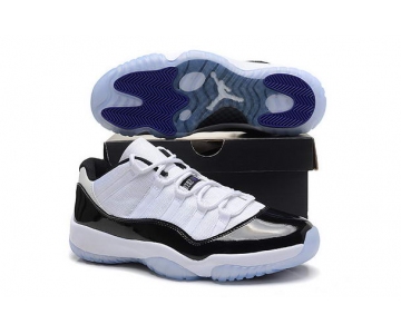 Wholesale Cheap Air Jordan 11 Low Retro Shoes White/black