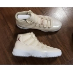 Wholesale Cheap Air Jordan 11 Maroon Custom Light Yellow/White-Red