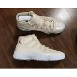Wholesale Cheap Air Jordan 11 Maroon Custom Light Yellow/White-Red