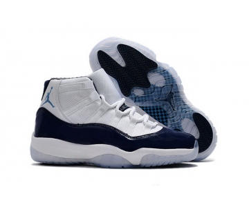 Wholesale Cheap Air Jordan 11 Midnight Navy Retro White/Blue-Black