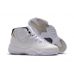 Wholesale Cheap Air Jordan 11 OWL Custom White Gold