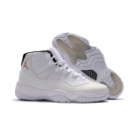 Wholesale Cheap Air Jordan 11 OWL Custom White Gold