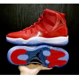 Wholesale Cheap Air Jordan 11 Retro Red Shoes Box Red/white-black