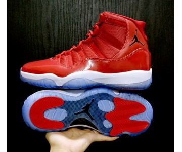 Wholesale Cheap Air Jordan 11 Retro Red Shoes Box Red/white-black