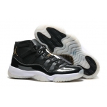 Wholesale Cheap Air Jordan 11 Retro Shoes Black/Gold-White