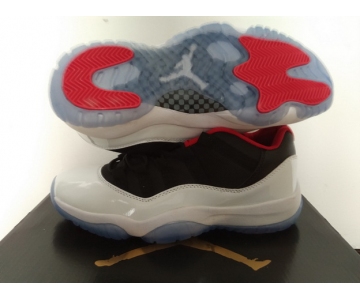 Wholesale Cheap Air Jordan 11 Retro Shoes White/black-red