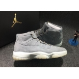 Wholesale Cheap Air Jordan 11 Retro Suede Gray White