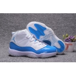 Wholesale Cheap Air Jordan 11 Retro UNC White/University Blue