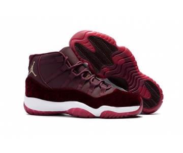 Wholesale Cheap Air Jordan 11 Velvet Heiress Red/White