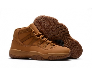 Wholesale Cheap Air Jordan 11 Wheat Ginger/Gum Yellow
