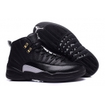 Wholesale Cheap Air Jordan 12 The Master Size 9 Black/Rattan-White-Metallic Gold
