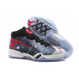 Wholesale Cheap Air Jordan 30 JBC PEs Go Galactic Shoes Galaxy grey/Red-Black-White
