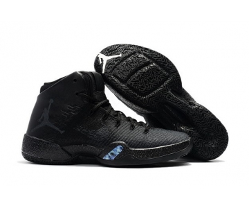 Wholesale Cheap Air Jordan 30.5 Retro Shoes Black/Blue-White