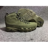 Wholesale Cheap Air Jordan 9 Retro Shoes All Green