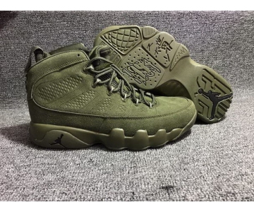 Wholesale Cheap Air Jordan 9 Retro Shoes All Green