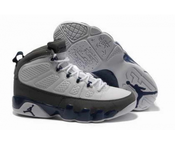 Wholesale Cheap Cheap Air Jordan 9 Shoes White/Silver