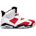 Wholesale Cheap AIR JORDAN 6 Retro Carmine Shoes Red/white-black