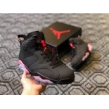 Wholesale Cheap Air Jordan 6 Customs 3M Black/Red