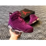 Wholesale Cheap Air Jordan 6 Customs Bordeaux Red Wine