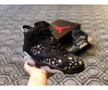 Wholesale Cheap Air Jordan 6 Customs The paparazzi Black/White
