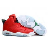 Wholesale Cheap Air Jordan 6 History of Jordan Shoes Fire red/black-green