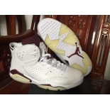 Wholesale Cheap Air Jordan 6 Maroon White/New Maroon