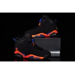 Wholesale Cheap Air Jordan 6 New York Knicks Black/red-blue
