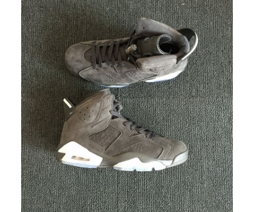 Wholesale Cheap Air Jordan 6 Retro Shoes Wolf Gray/White