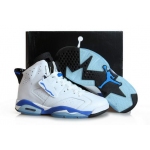 Wholesale Cheap Air Jordan 6 Sport Blue Shoes Sport Blue/white