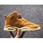 Wholesale Cheap Air Jordan 6 Wheat Retro Tan/White