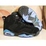 Wholesale Cheap Air Jordan VI 6 Retro Shoes Black Blue