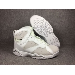 Wholesale Cheap Air Jordan 7 Pure money White/Grey