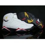 Wholesale Cheap Air Jordan 7 Retro Shoes White/Yellow/Red