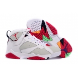 Wholesale Cheap Air Jordan 7 hare Shoes White/Grey-Infrared