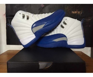 Wholesale Cheap Air Jordan 12 French Blue White/blue