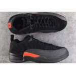 Wholesale Cheap Air Jordan 12 Max Orange Low Black/orange