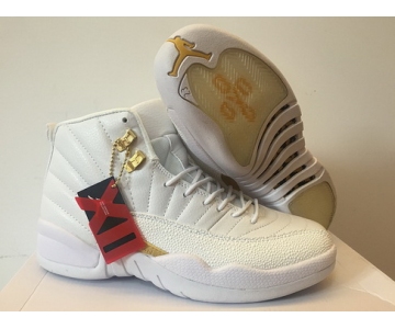Wholesale Cheap Air Jordan 12 OVO White/gold