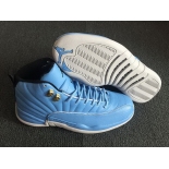 Wholesale Cheap Air Jordan 12 Retro Shoes UNC Blue/White