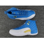 Wholesale Cheap Air Jordan 12 Retro Shoes University Blue/white-gold