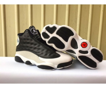 Wholesale Cheap Air Jordan 13 Love Respect Black/White-Gray