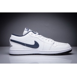 Wholesale Cheap Air Jordan 1 Low MIDNIGHT NAVY White/Blue
